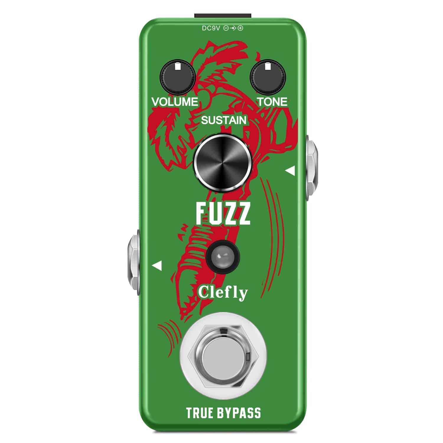 Pedal de Fuzz para Guitarra Clefly Efecto Analógico