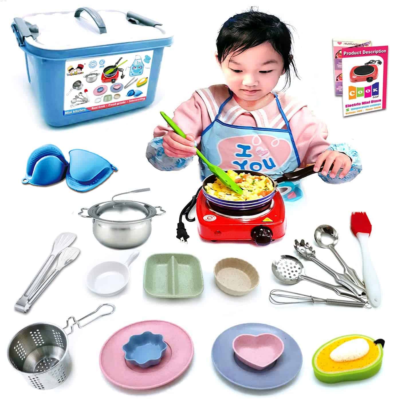 Set de Cocina y Hornear para Niños Junior Tiny Real Easy