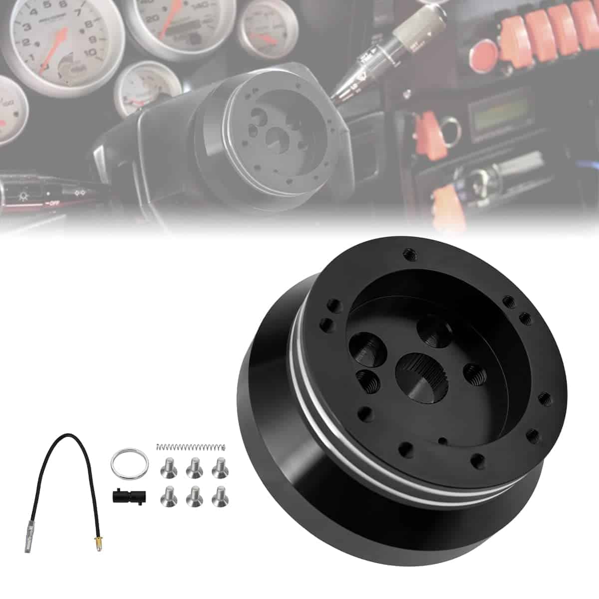 Adaptador de cubo de volante corto BILLFARO, Adaptador de