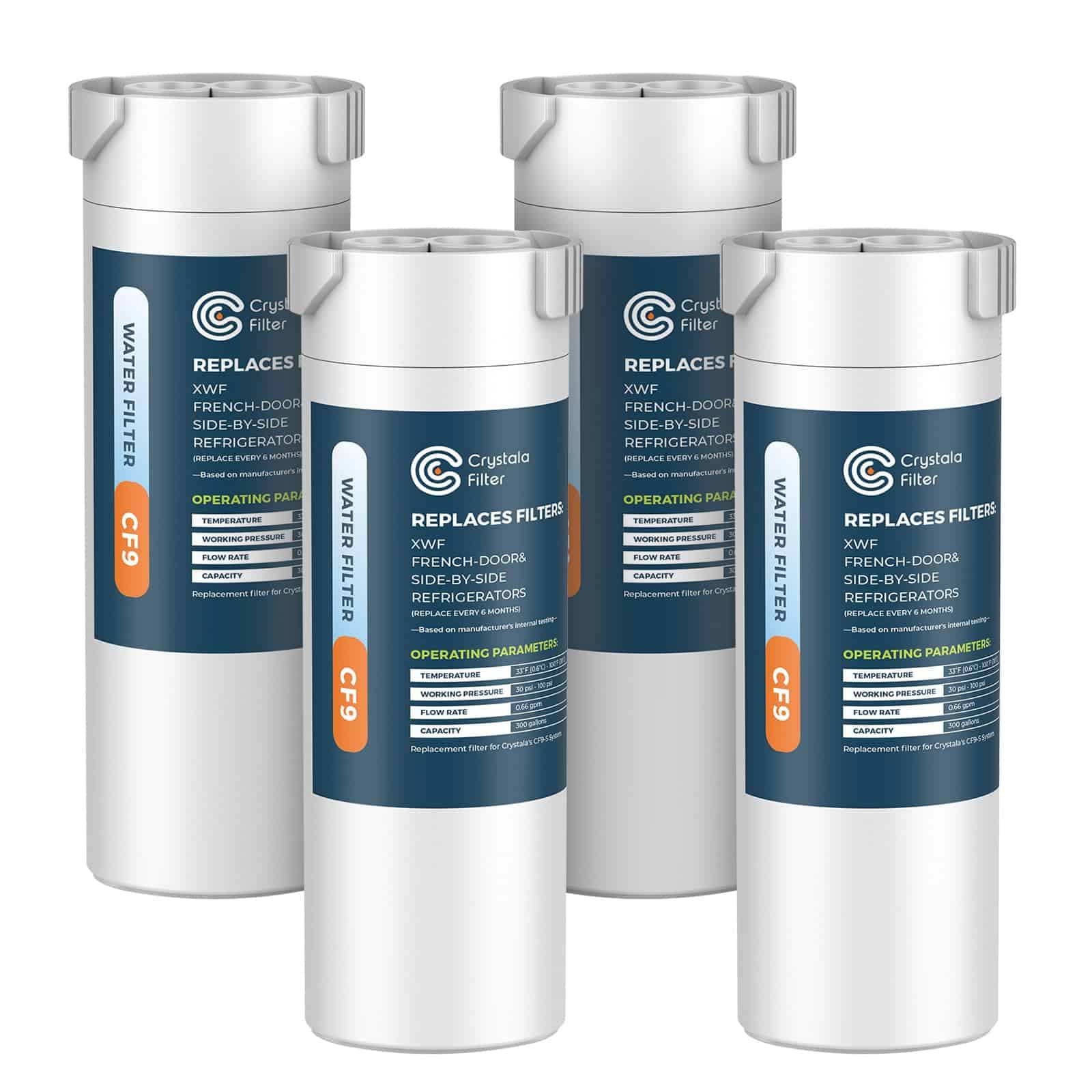 Filtro de Agua Crystala Filters XWF, Compatible con Filtro