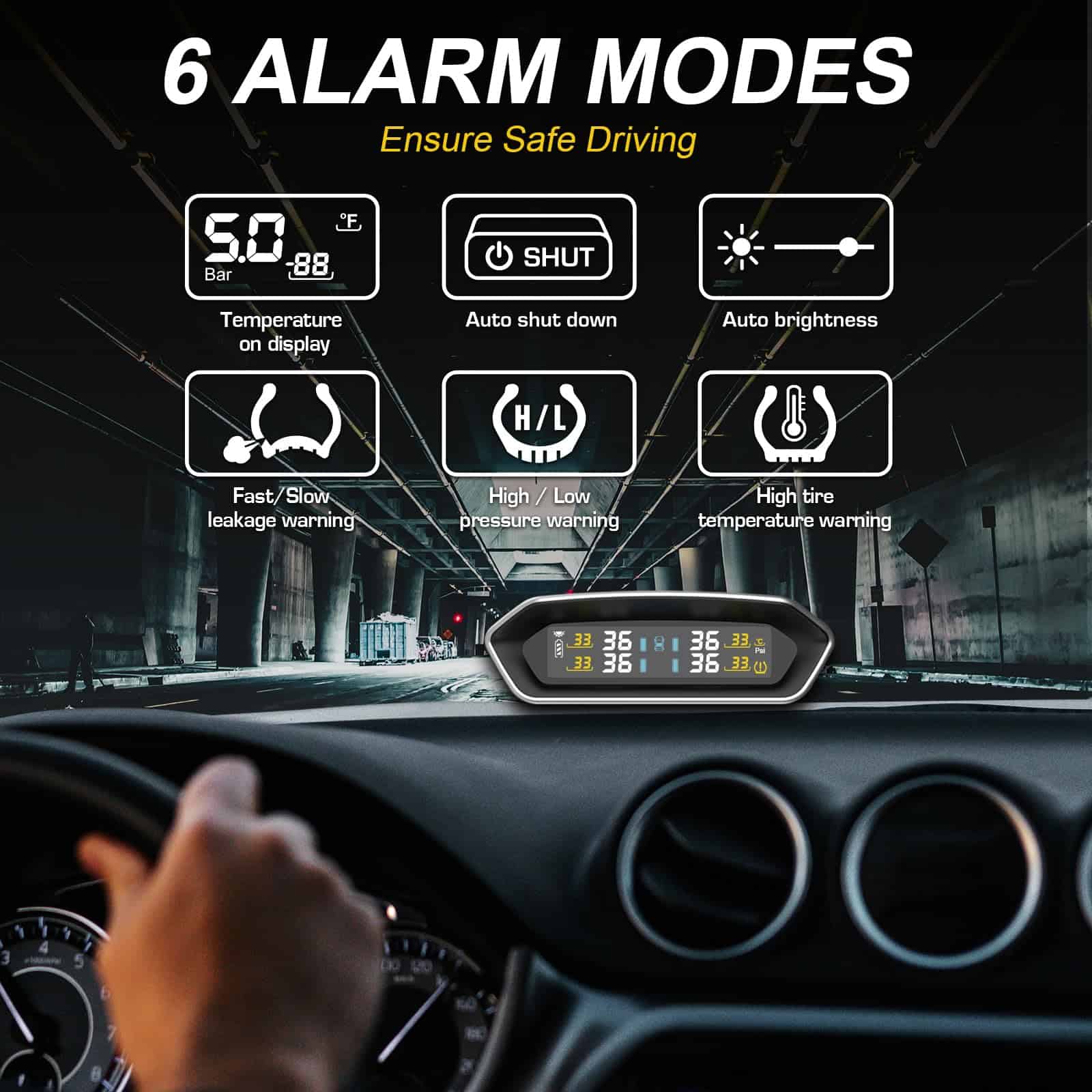 Sistema de monitoreo de presión de neumáticos STEEL MATE V3 - Imagen 5