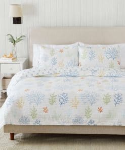 Juego de Edredón Reversible de Doble 2 Piezas con Funda de