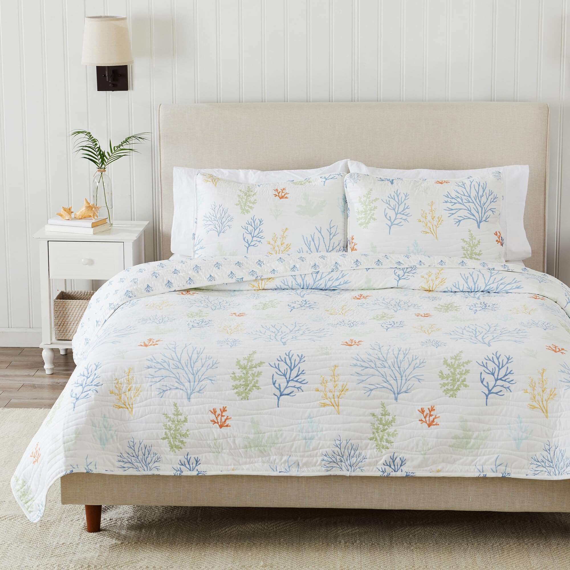 Juego de Edredón Reversible de Doble 2 Piezas con Funda de