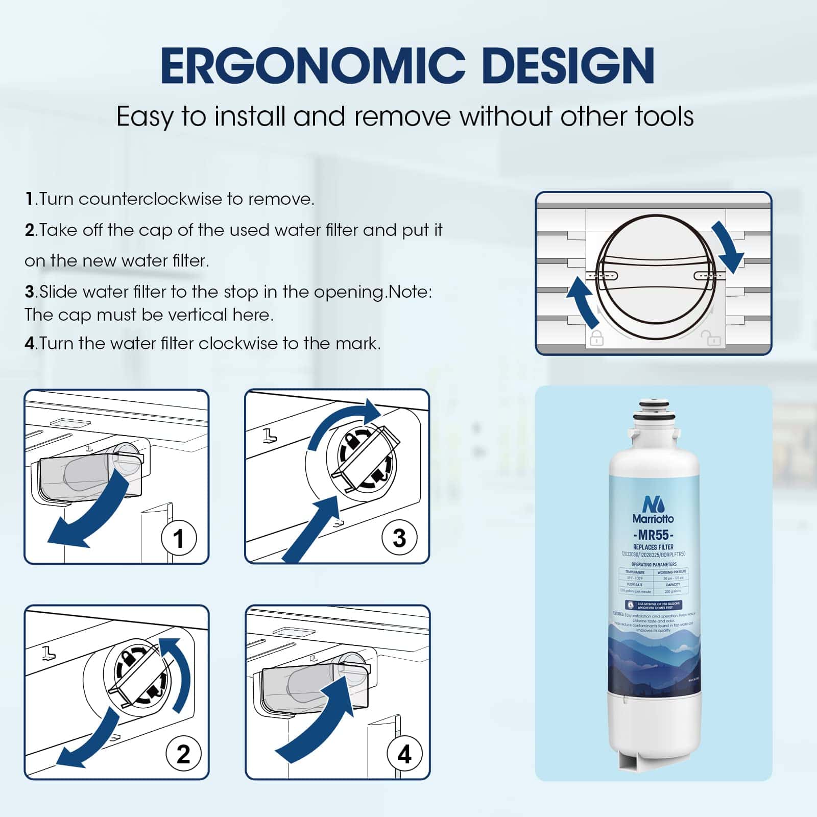 Filtro de Agua de Repuesto MARRIOTTO -Blanco - Imagen 6