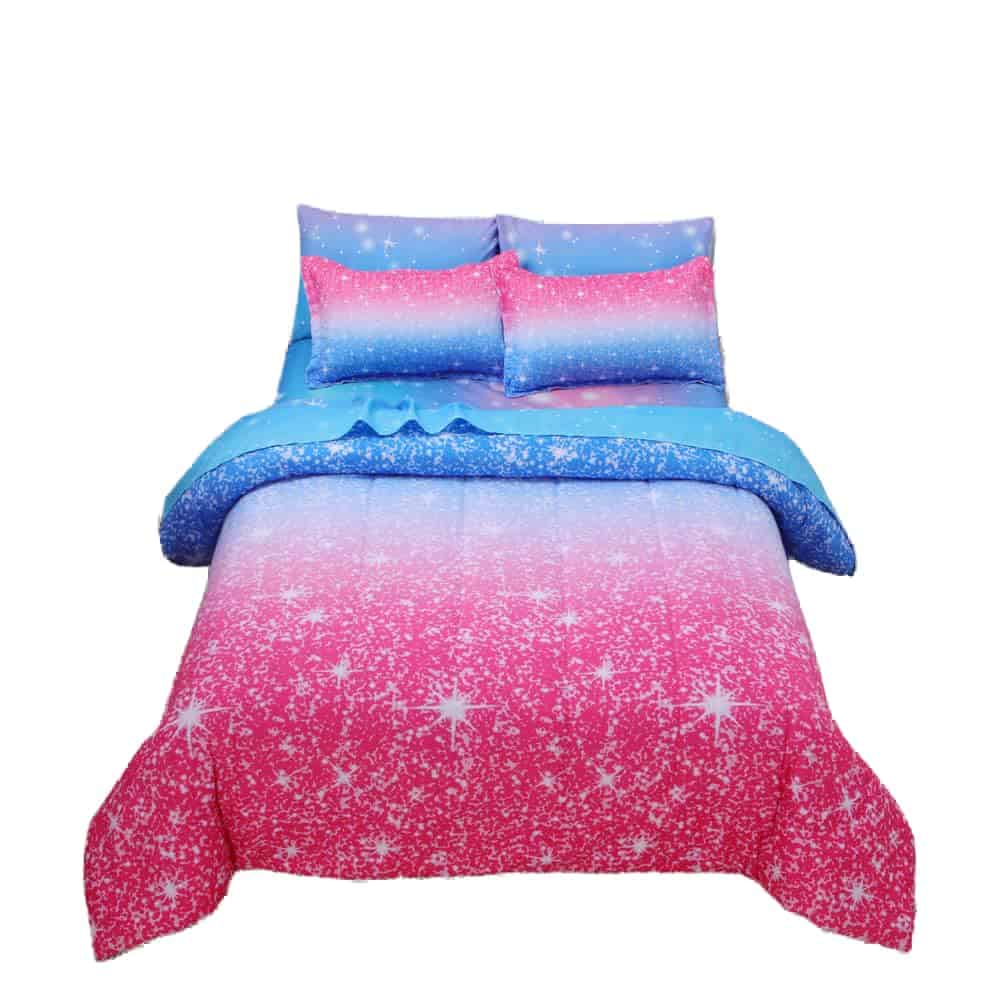 Juego de Comforter con Brillo FIND YOUR OWN CORNER BOMCOM 7