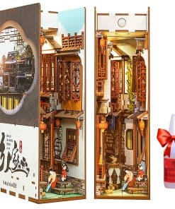 Kit de Nook de Libros DIY 3D Rompecabezas de Madera Casa de