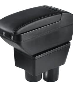 Organizador de Reposabrazos Doble Capa con 4 Puertos USB