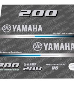 Set de Calcomanías de Reemplazo de Yamaha 200 (2013)