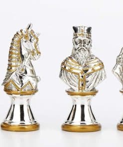 Set de Piezas de Ajedrez Medieval Metálico Veronese Design