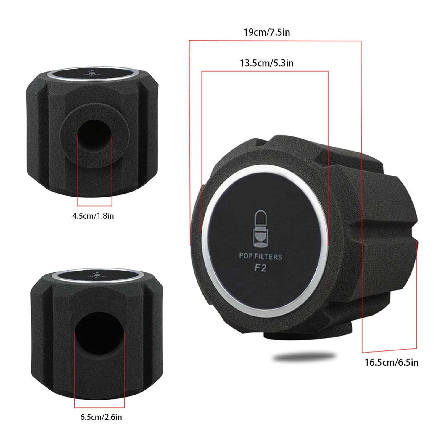 Filtro antipop de espuma aislante de micrófono, para - Imagen 7