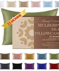 Funda de Almohada de Seda de Morera Premium Beauty of