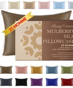 Funda de Almohada de Seda de Morera Premium de 25 Mommes
