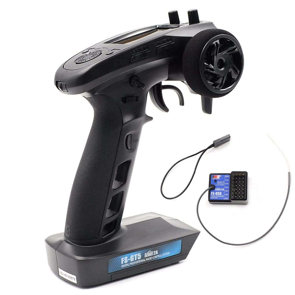 Control Remoto Flysky FS-GT5 de 6 Canales con Receptor de