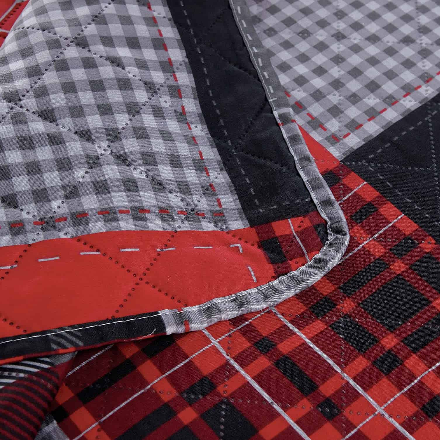 Juego de Cama Lodge Quilt para Cama King Size Rústico con - Imagen 6