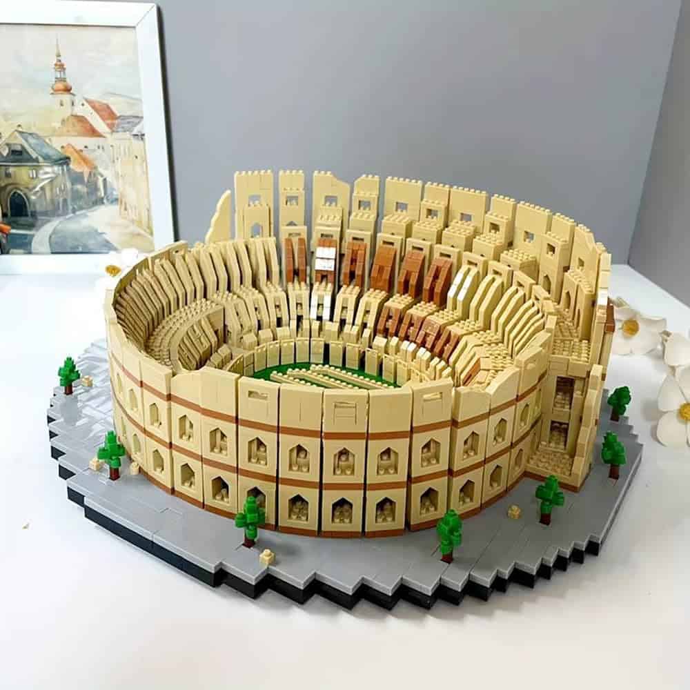 Set de Bloques de Construcción del Coliseo de Roma de - Imagen 7