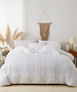 Juego de Funda Nórdica Boho CinYana de 5 Piezas Suave y