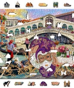 Puzzle de Madera WOODEN.CITY 1000+ 10 Piezas Carnaval de