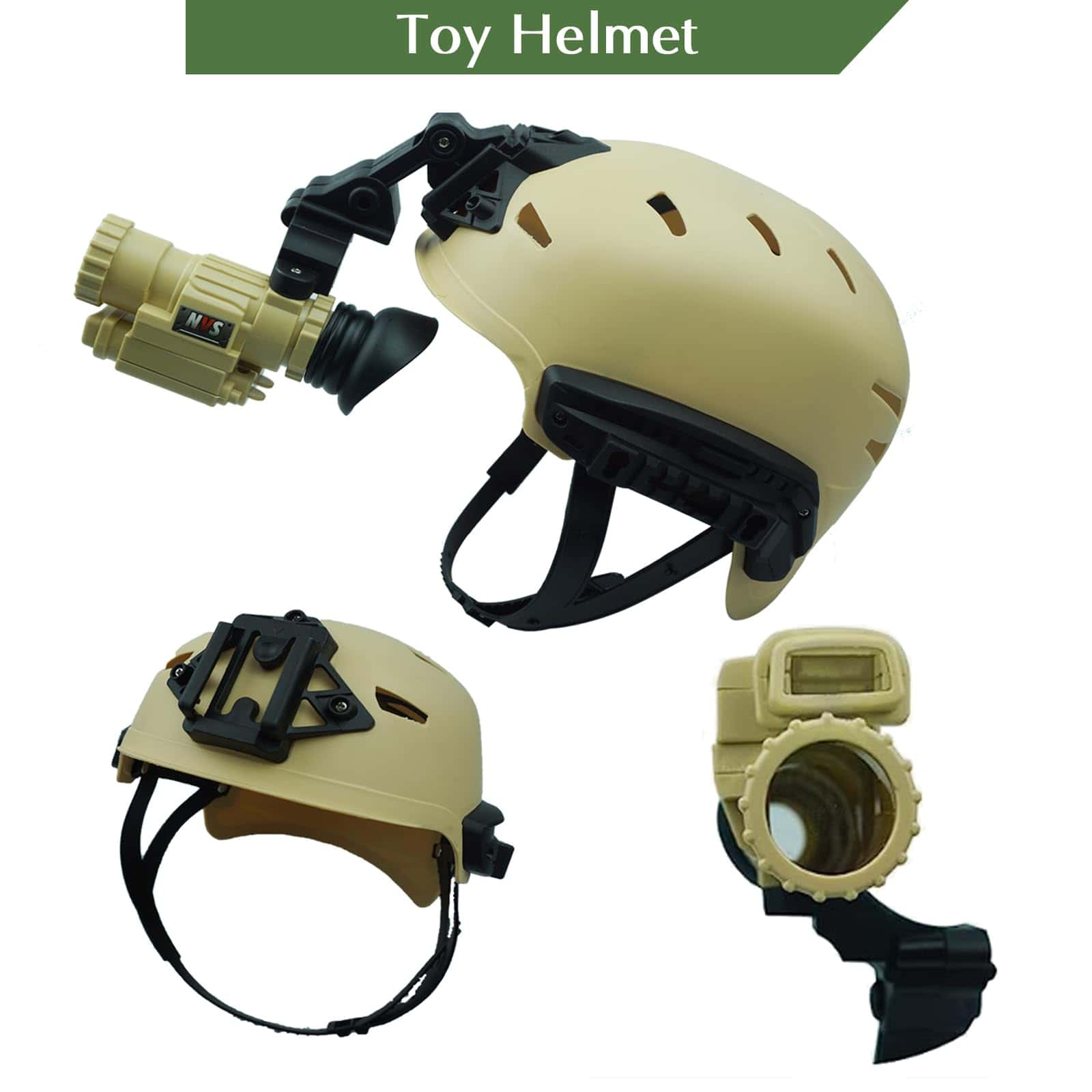Set de Soldado de Juguete para Niños RedCrab con Casco, - Imagen 6