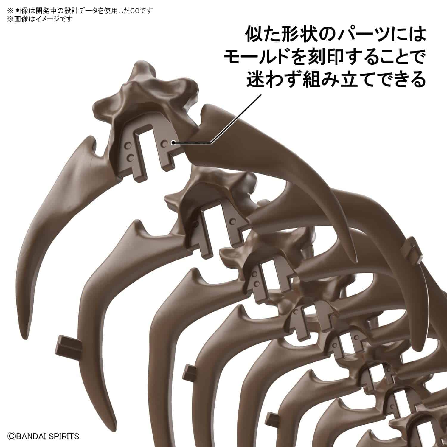 Bandai Hobby - 1/32 Esqueleto Imaginario Triceratops - Imagen 6