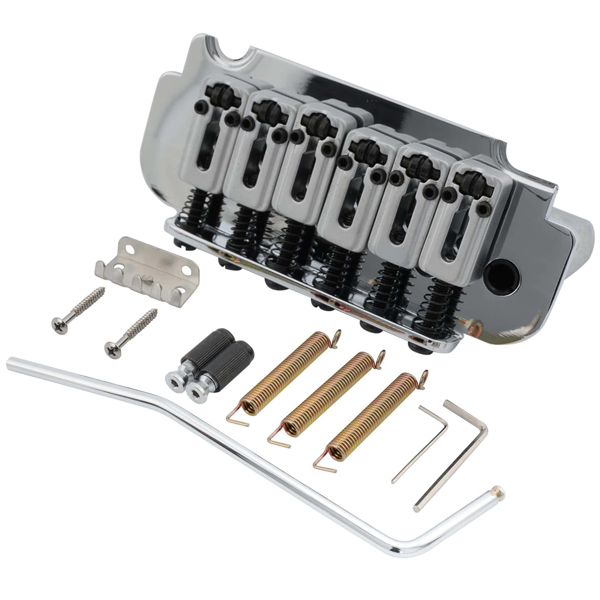 Musiclily Pro 54mm Roller Saddles 2-Point Tremolo Bridge