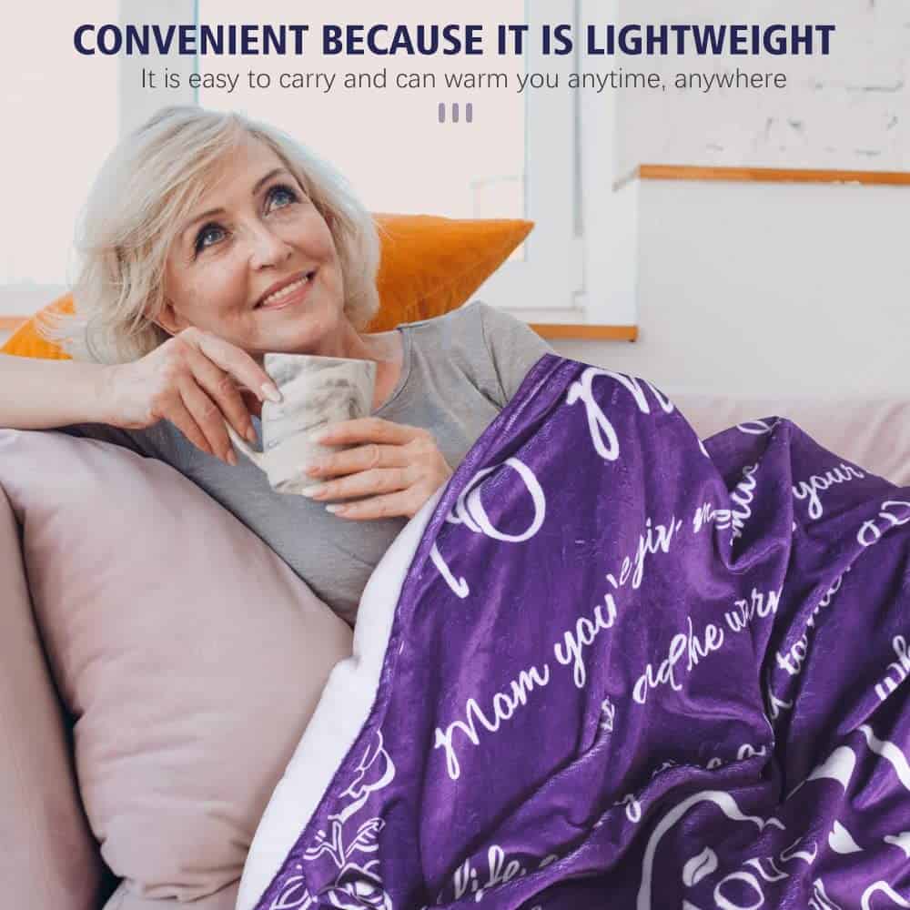 Manta de Mamá HOMEDOA, Mantas para Mamá, Querida Manta de - Imagen 7