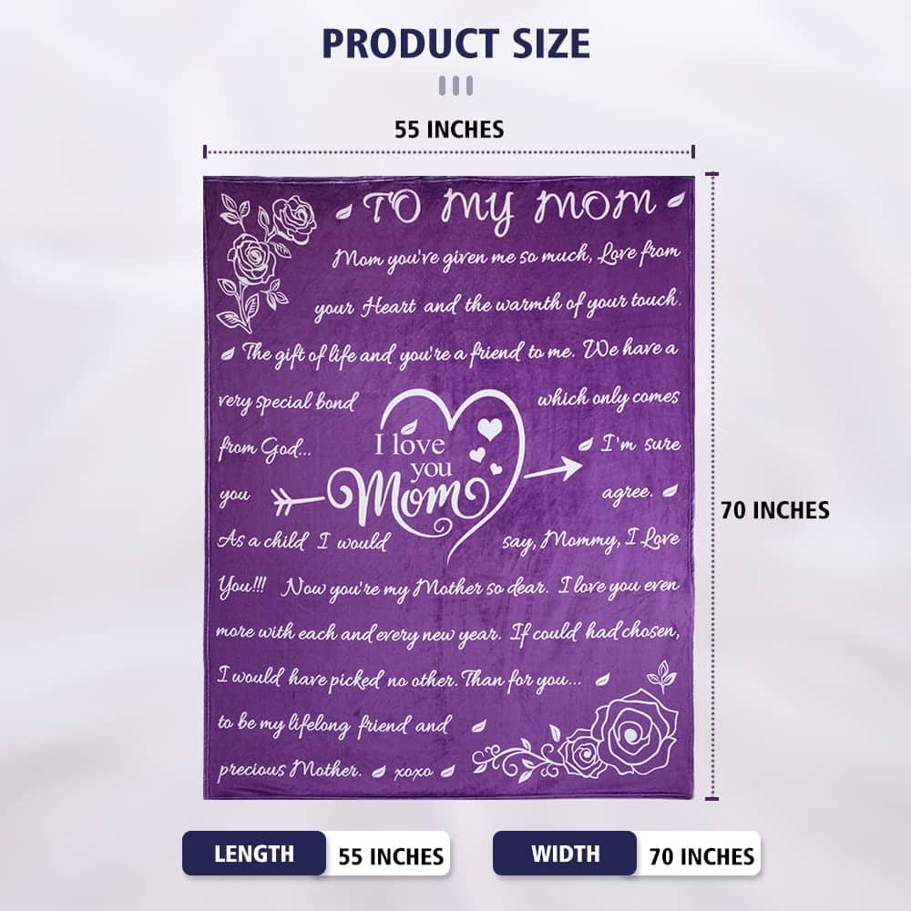 Manta de Mamá HOMEDOA, Mantas para Mamá, Querida Manta de - Imagen 3