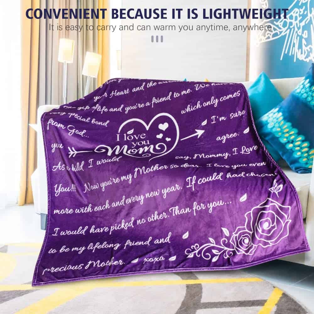 Manta de Mamá HOMEDOA, Mantas para Mamá, Querida Manta de - Imagen 6