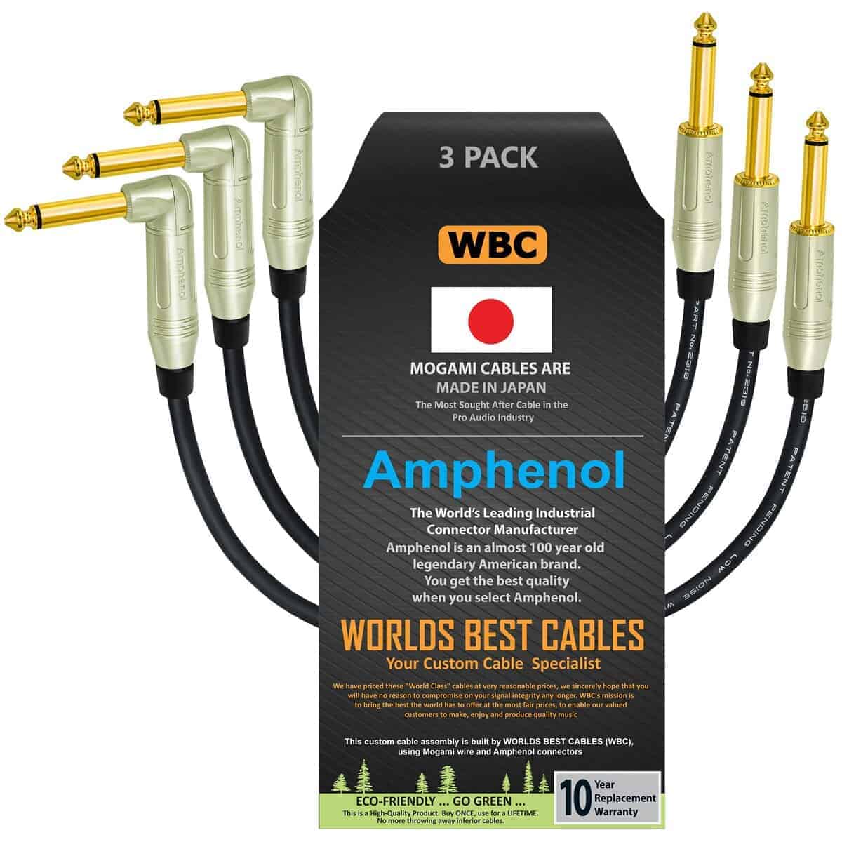 3 Unidades - 9 Pulgadas - Cable de Pedal, -Oro