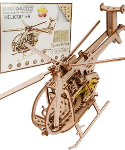 Modelo de Helicóptero de Madera de WOODEN.CITY -