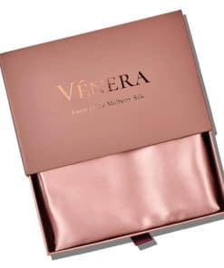 Funda de Almohada de Seda 100% Pura de Morera -Rosa