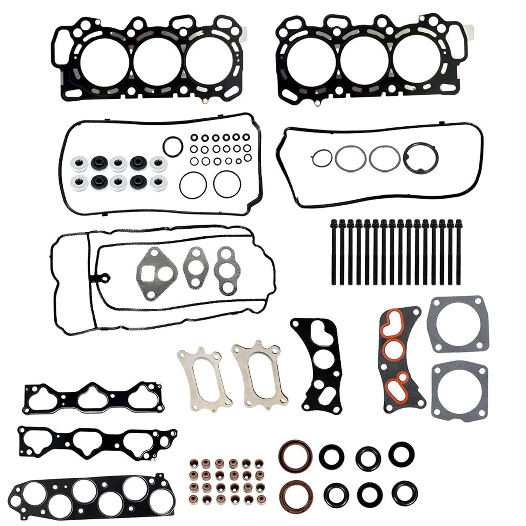 Conjunto de pernos de culata y junta de repuesto para