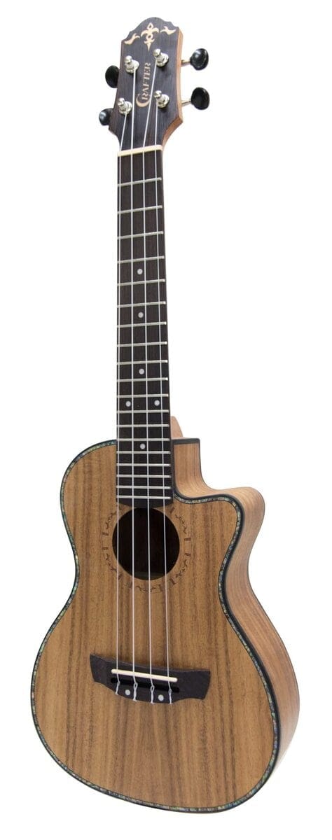 Crafter UC-250C Bundle de Ukulele Concert Koa con Bolsa de - Imagen 7