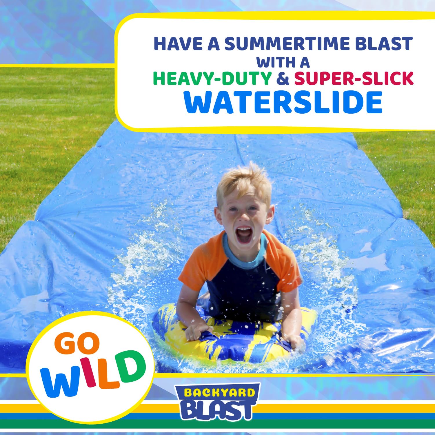 BACKYARD BLAST Tobogán de Agua Gigante para Adultos y Niños - Imagen 3