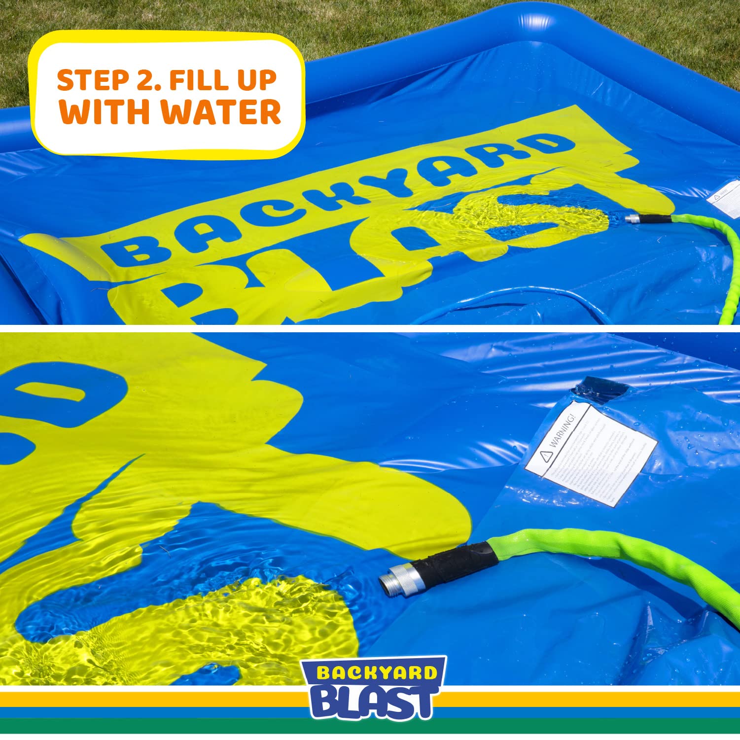 BACKYARD BLAST 8� x 6� Splash Zone, Accesorio de Piscina de - Imagen 5