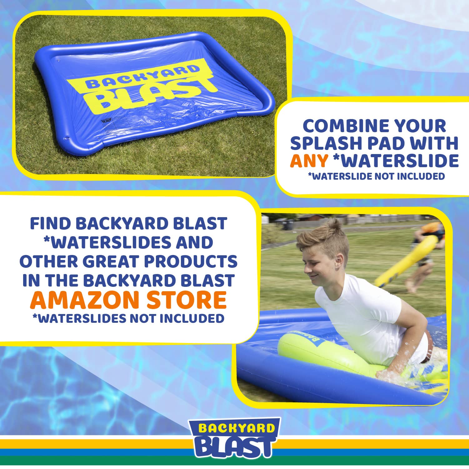 BACKYARD BLAST 8� x 6� Splash Zone, Accesorio de Piscina de - Imagen 7