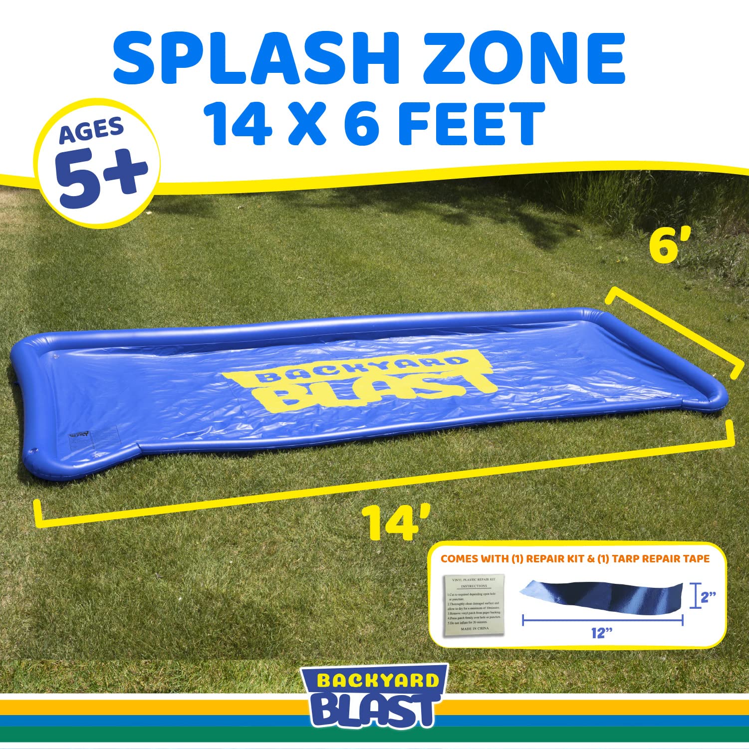 BACKYARD BLAST 14� x 6� Splash Zone, Accesorio de - Imagen 3