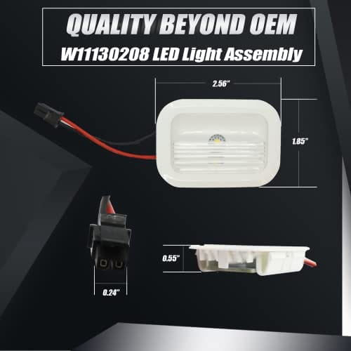 Módulo de luz LED para refrigerador W11130208 actualizado - Imagen 5