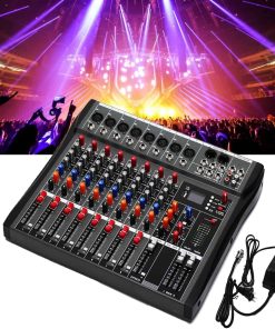 MECCTP Mezcladora de Sonido de 8 Canales, Consola de