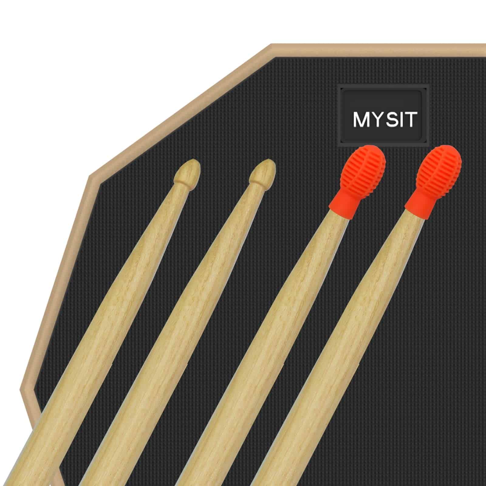 MySit Set de Pad de Práctica de Tambor de 12 -Naranja - Imagen 7