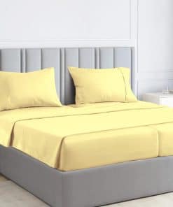 Juego de Sábanas 100% Algodón Puro Pizuna, Tamaño King,