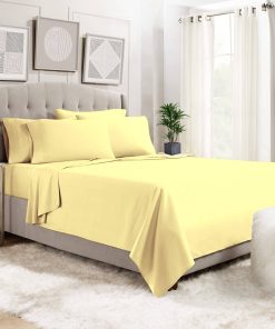 Juego de sábanas de 100% algodón Puro Pizuna tamaño King