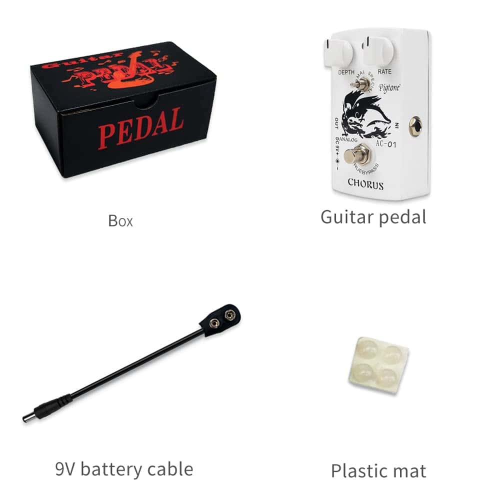 Pedal de Efecto de Guitarra Chorus pigtone PP-25 True - Imagen 10