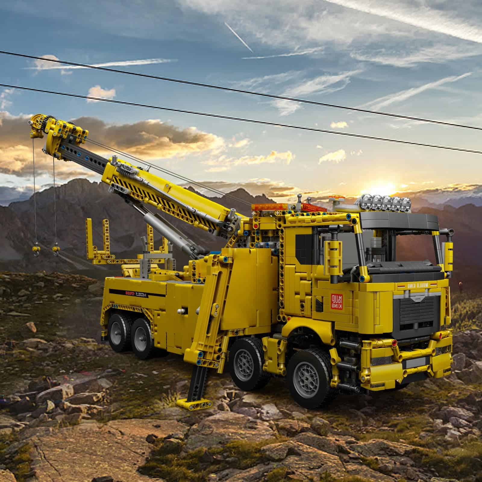 Mould King 17028 Camión de Rescate en Carretera Kits de - Imagen 8