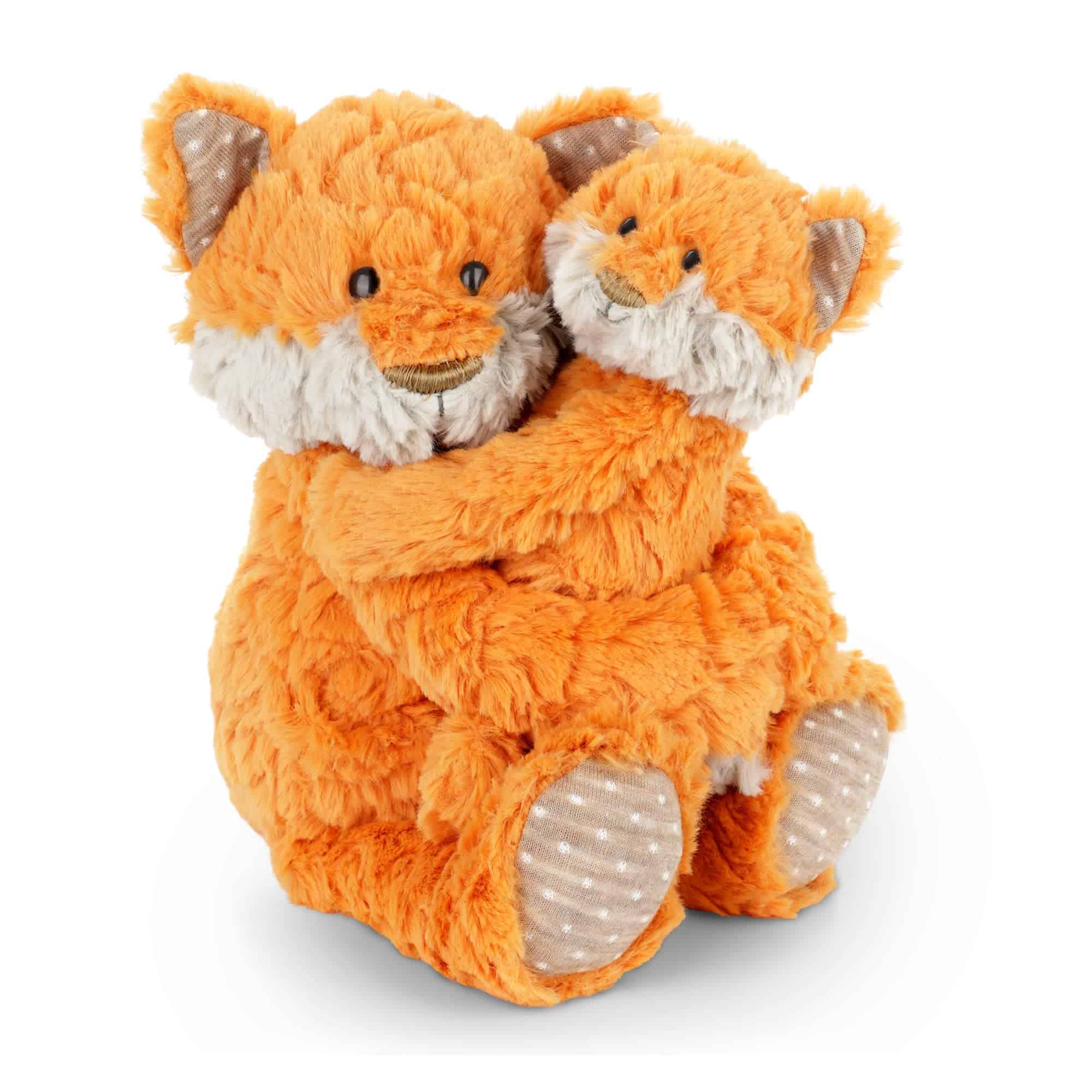 DEMDACO Mamá Zorro y Bebé 8.5 Pulgadas Peluche de Animales