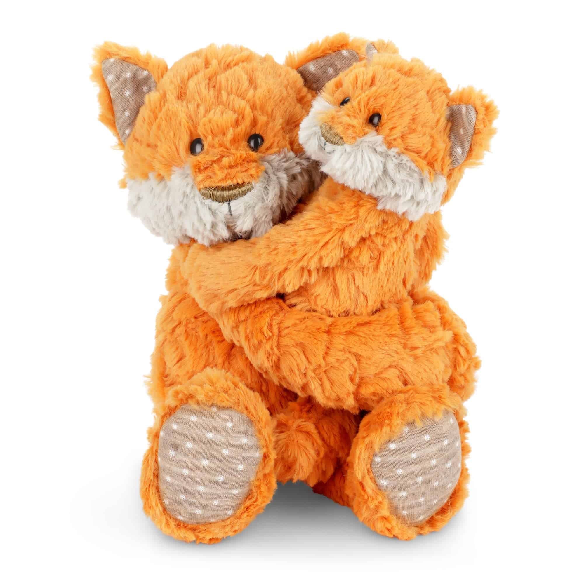DEMDACO Mamá Zorro y Bebé 8.5 Pulgadas Peluche de Animales - Imagen 3