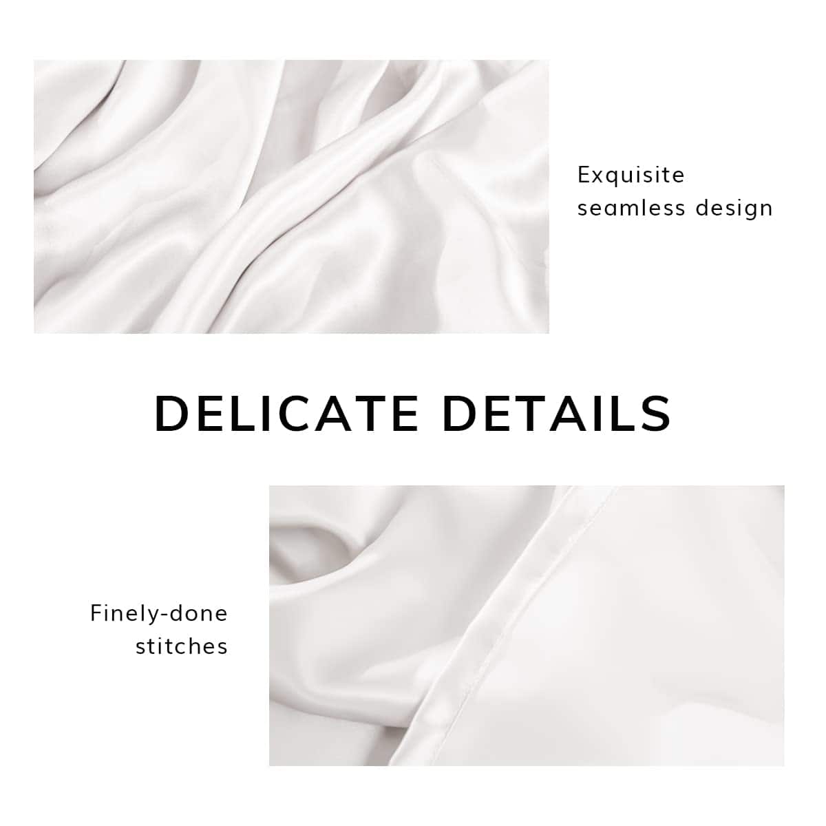 Sábana de seda plana Promeed de 22 mm, 100% de seda de - Imagen 6