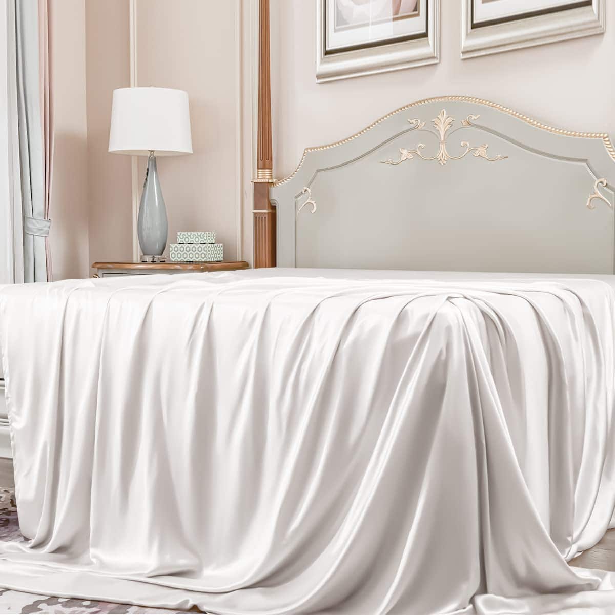 Sábana de seda plana Promeed de 22 mm, 100% de seda de