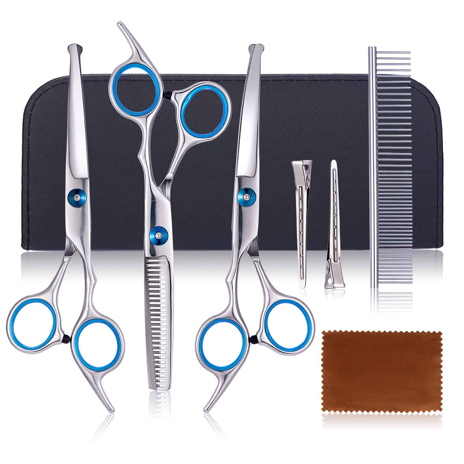 Juego de tijeras para el cuidado de mascotas Roziapro 4CR