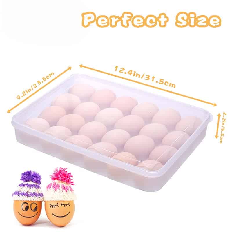 96 Porta Huevos para Refrigerador, Juego de 4 Bandejas - Imagen 3