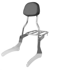 Worldmotop Respaldo de pasajero trasero para motocicleta